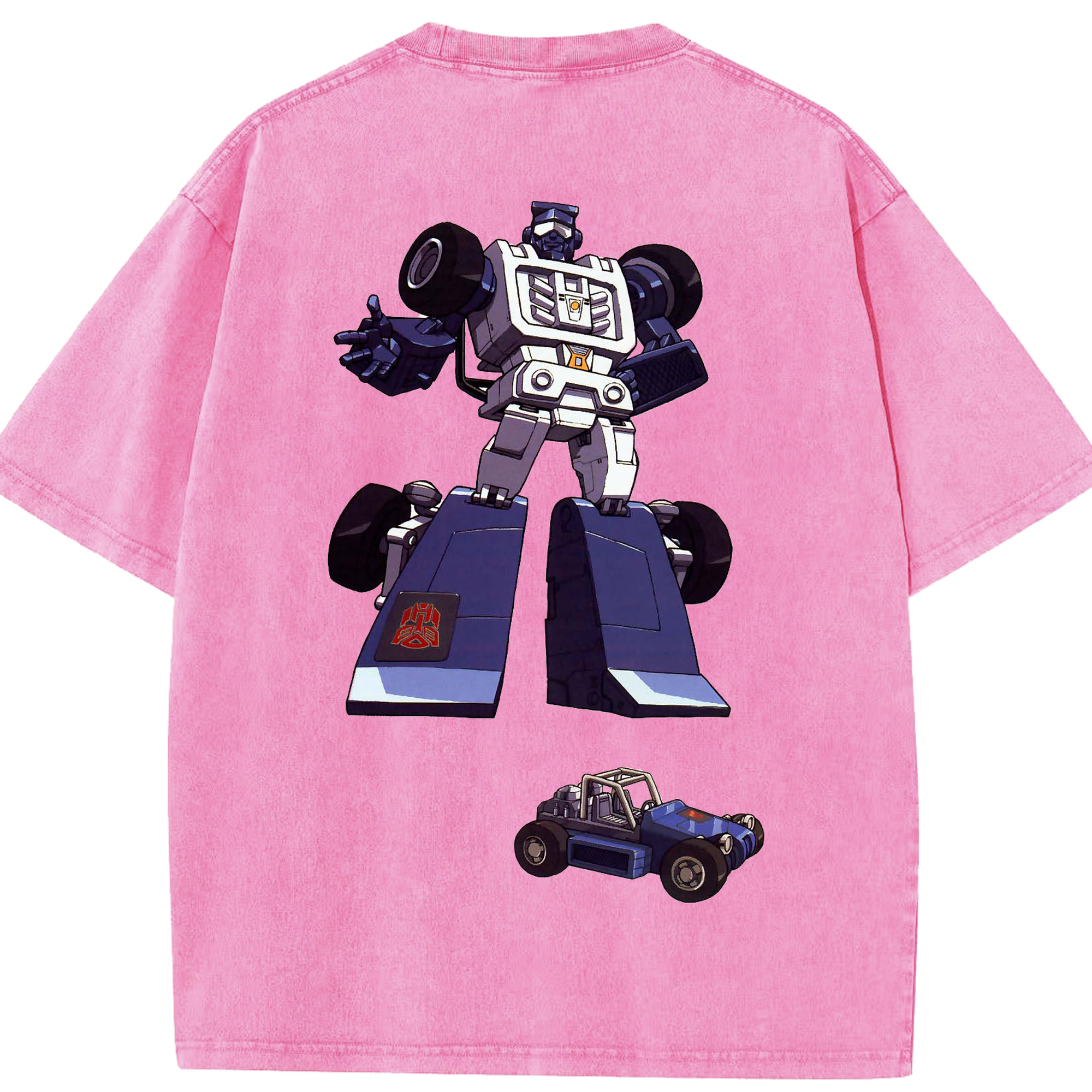 （画像用）  綿100% ヴィンテージ風 半袖Tシャツ（背面プリント）